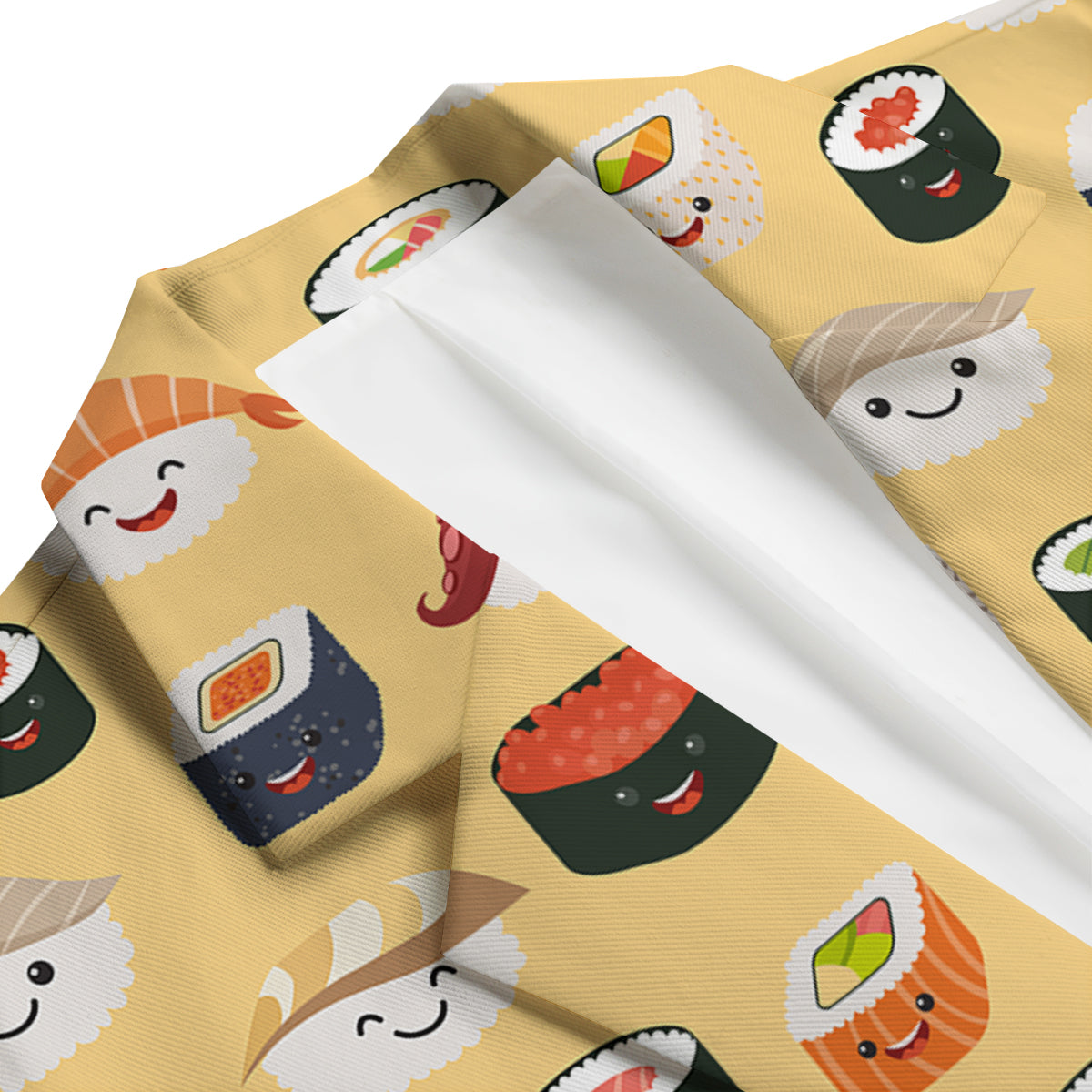 Sushi Print Pattern Men's Blazer-grizzshop