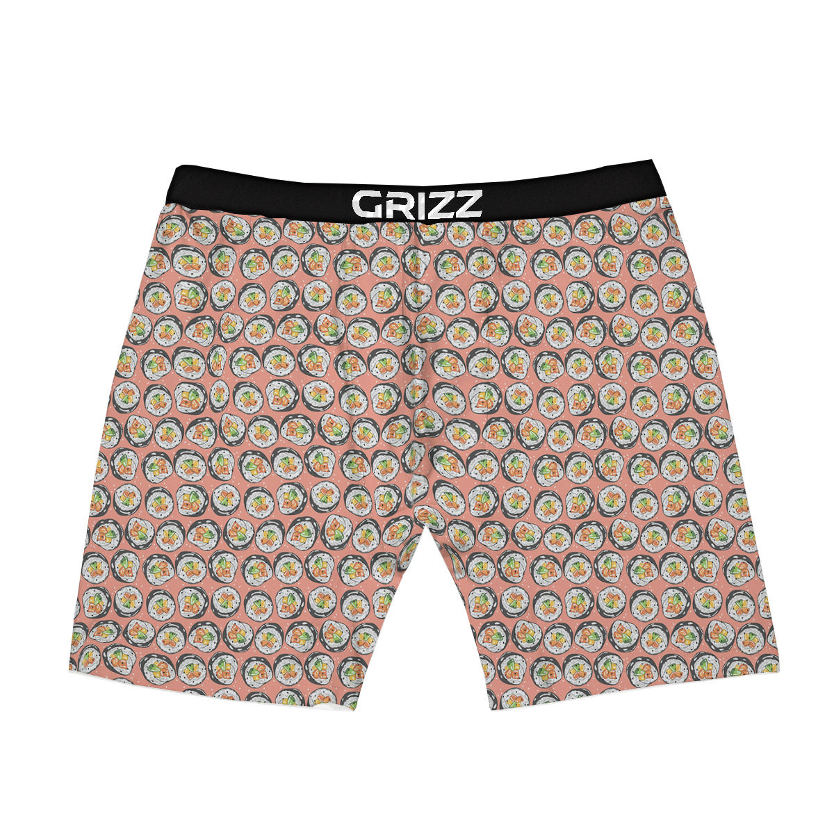 Sushi Colorful Print Pattern Boxer Briefs