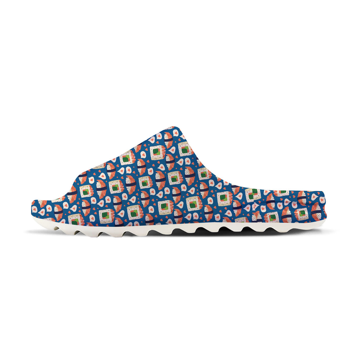 Sushi Doodle Japanese Print Pattern Sandals-grizzshop