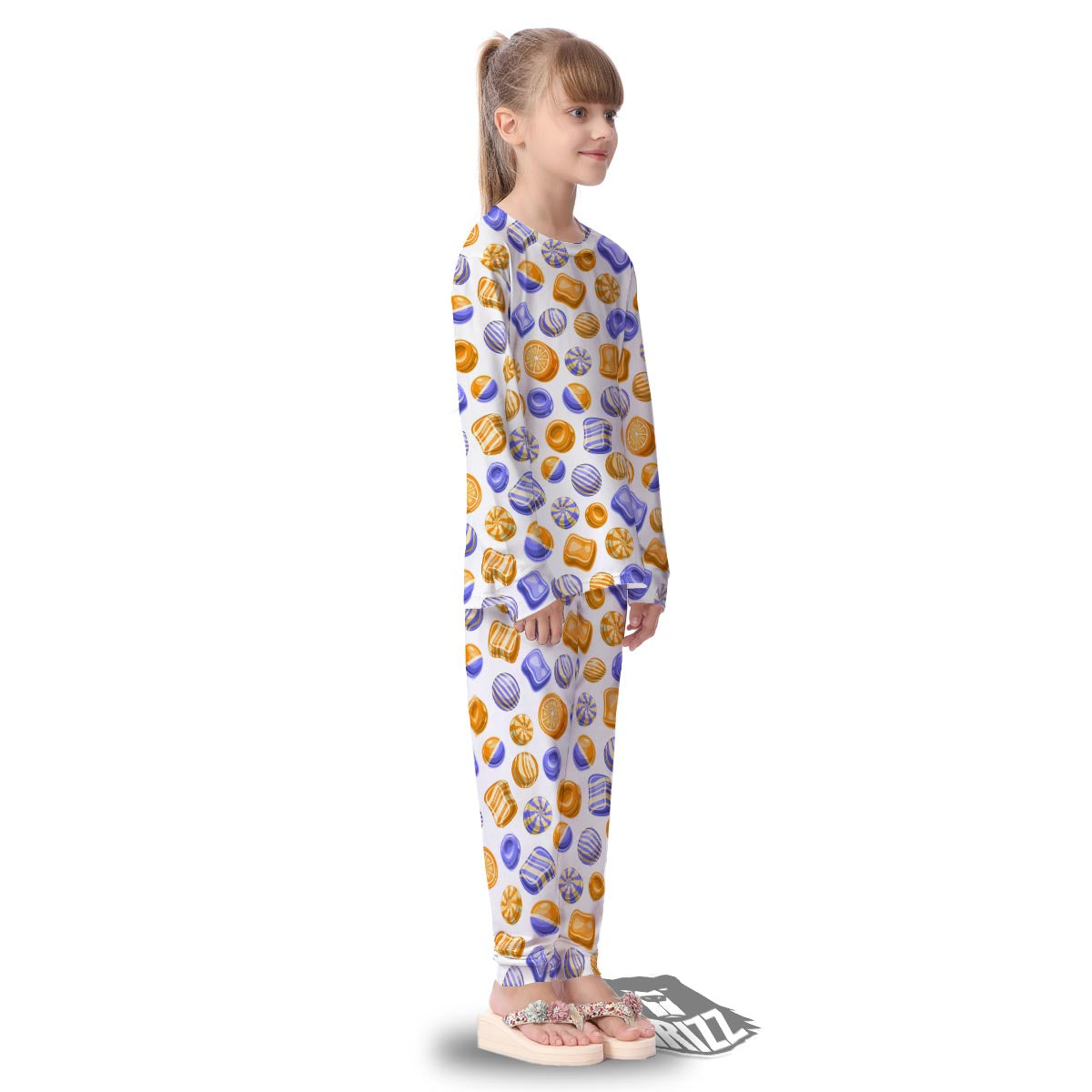 Sweet Gummy Print Pattern Kid's Pajamas-grizzshop