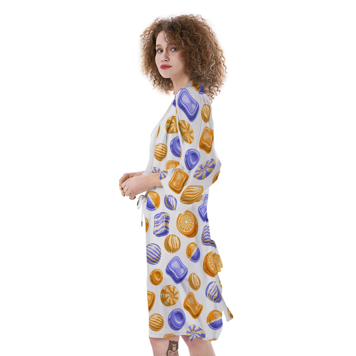 Sweet Gummy Print Pattern Kimono-grizzshop
