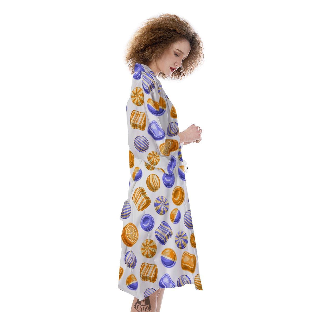 Sweet Gummy Print Pattern Kimono-grizzshop