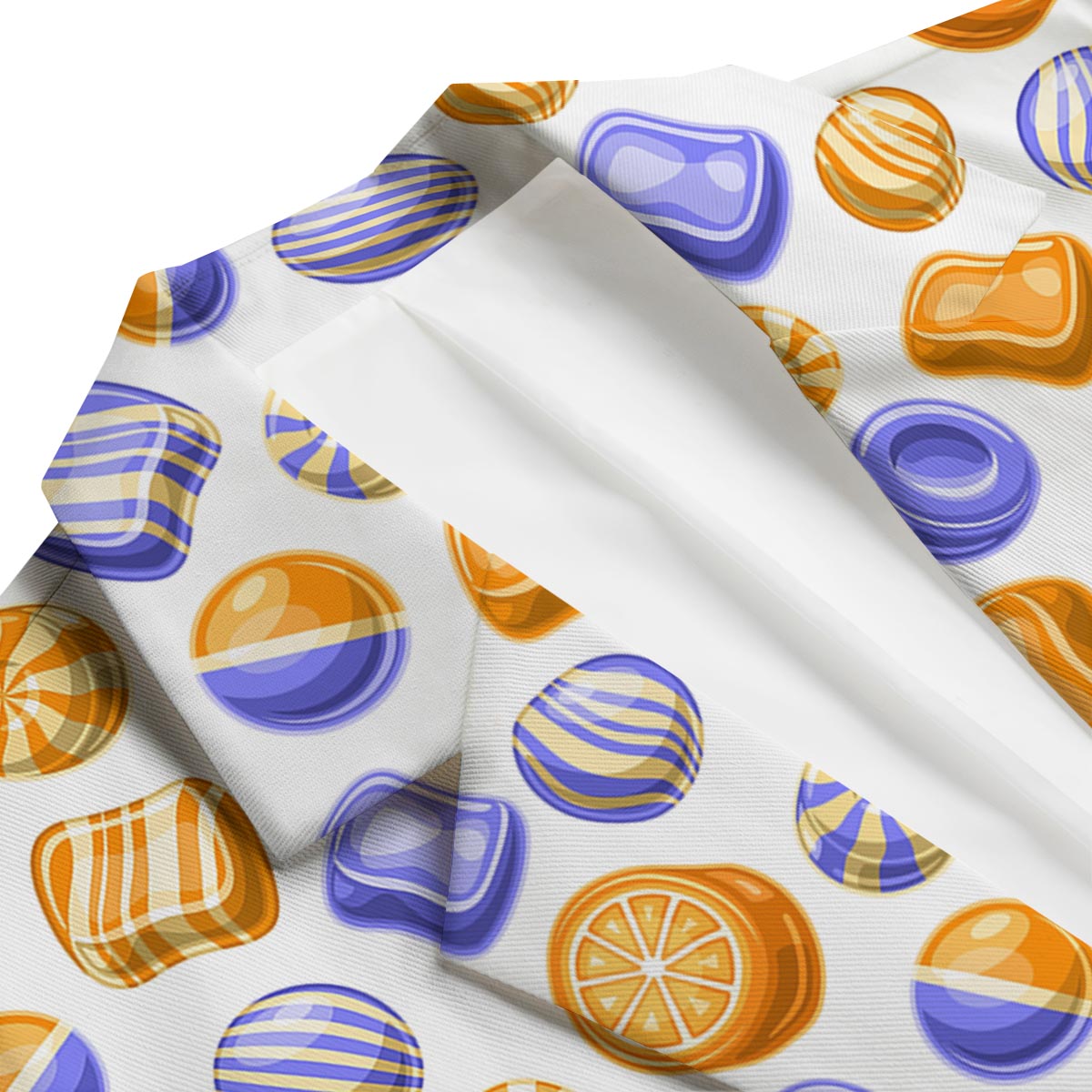 Sweet Gummy Print Pattern Men's Blazer-grizzshop