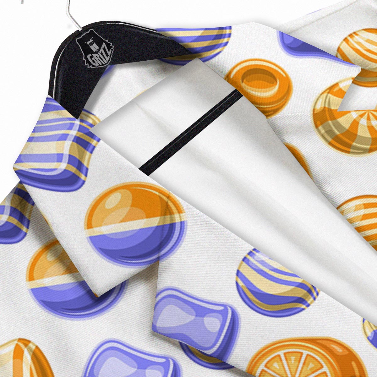 Sweet Gummy Print Pattern Men's Sport Coat-grizzshop