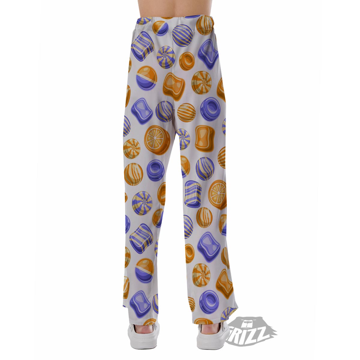 Sweet Gummy Print Pattern Pajama Pants-grizzshop