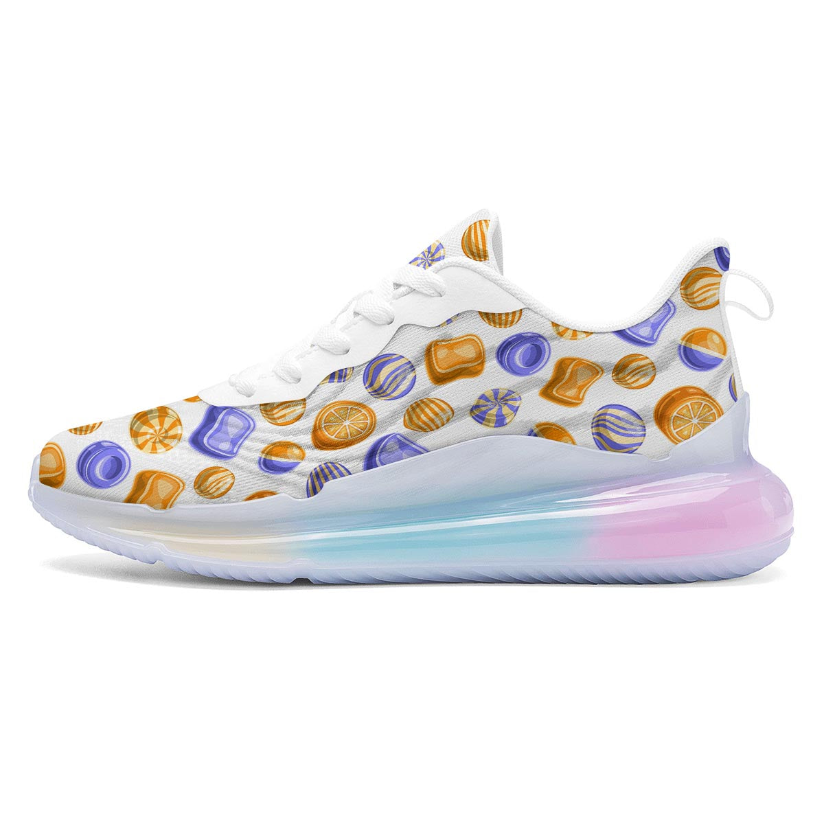 Sweet Gummy Print Pattern Running Sneakers-grizzshop