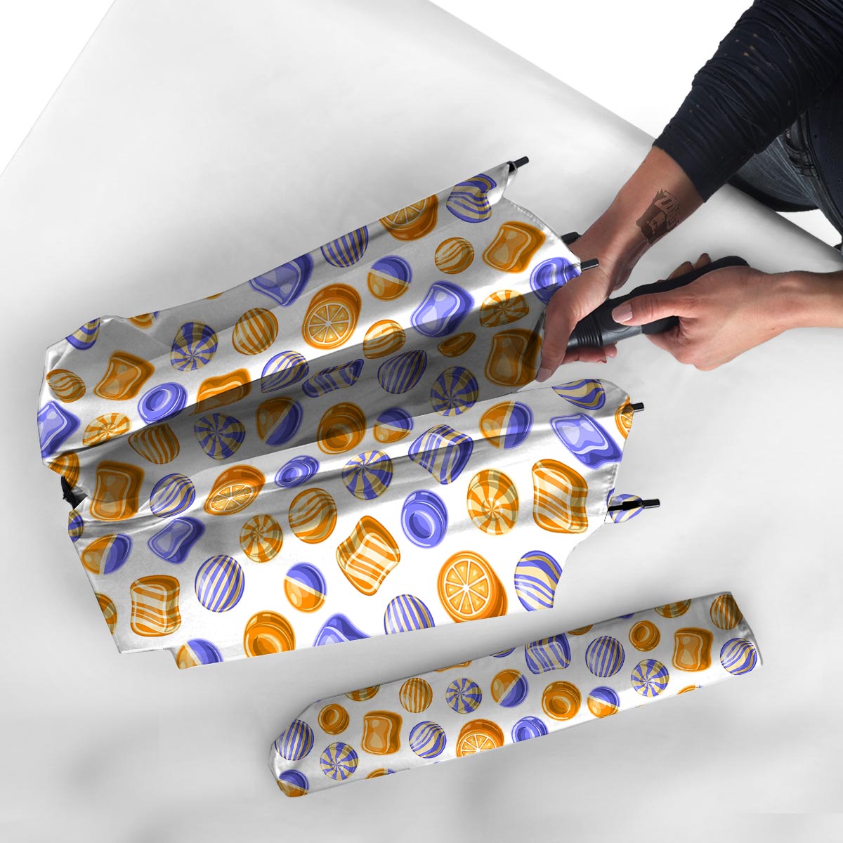 Sweet Gummy Print Pattern Umbrella-grizzshop