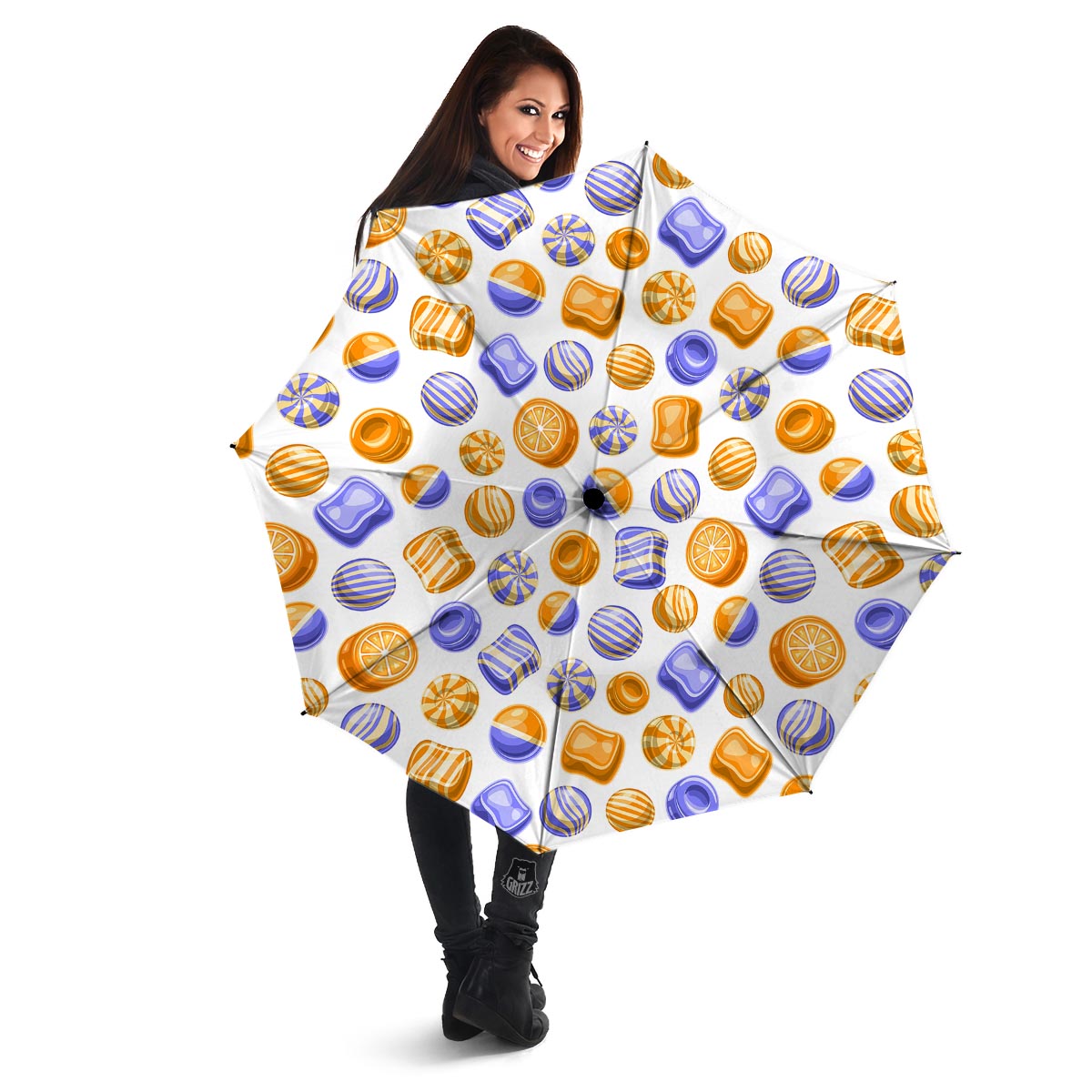 Sweet Gummy Print Pattern Umbrella-grizzshop