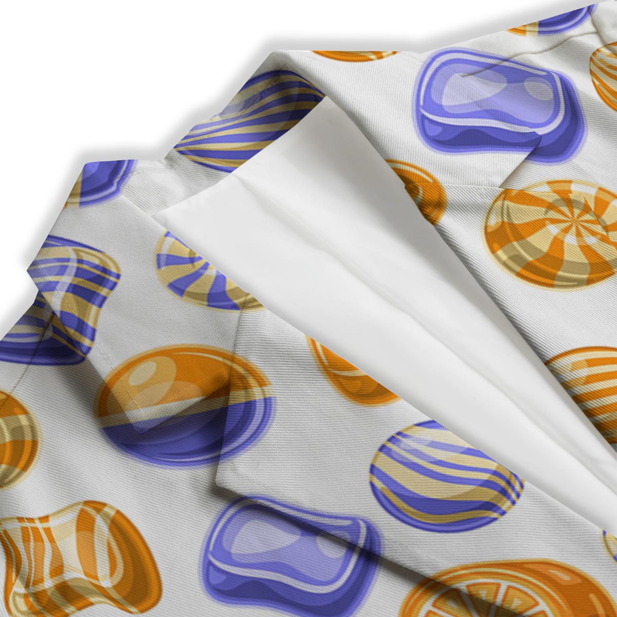 Sweet Gummy Print Pattern Women's Blazer-grizzshop