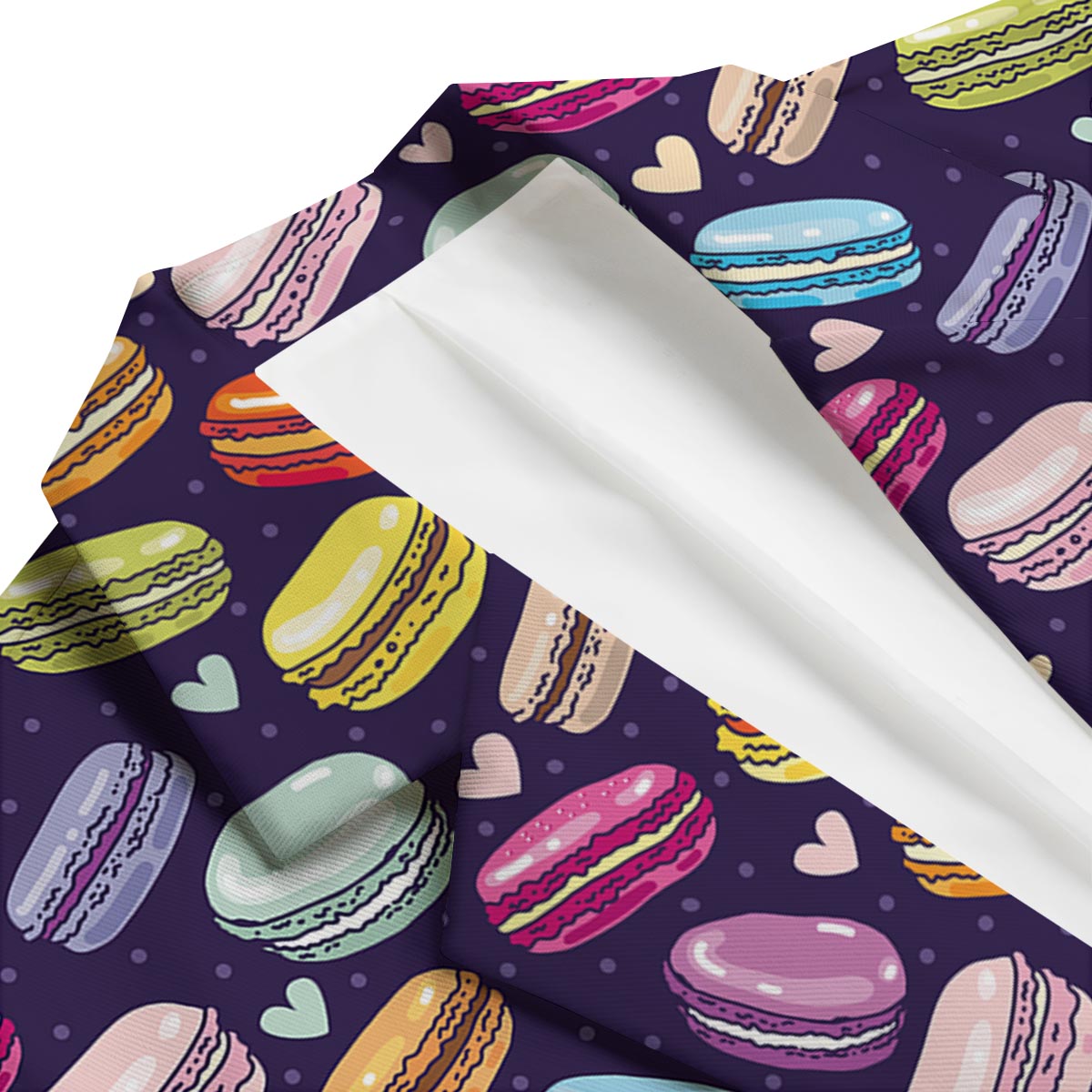 Sweet Macaron Print Pattern Men's Blazer-grizzshop