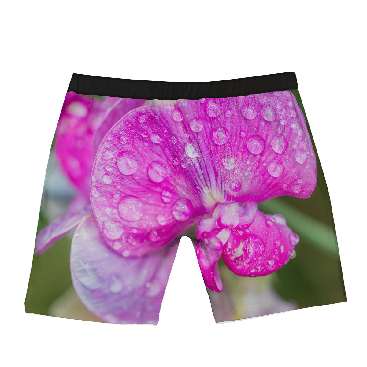 Sweet Pea Purple Print Boxer Briefs-grizzshop