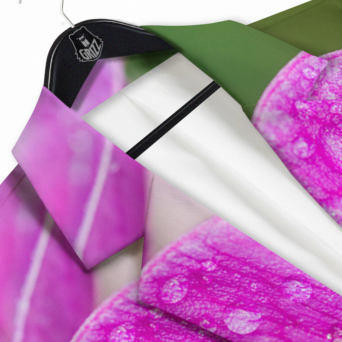 Sweet Pea Purple Print Men's Sport Coat-grizzshop