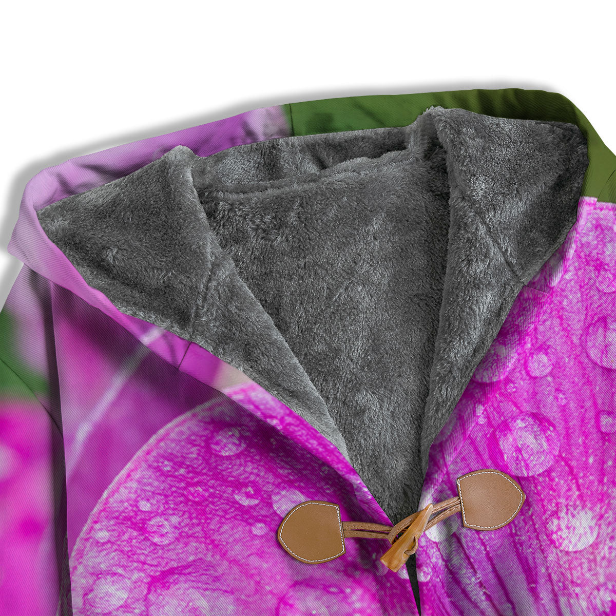 Sweet Pea Purple Print Men's Windbreaker Jacket-grizzshop