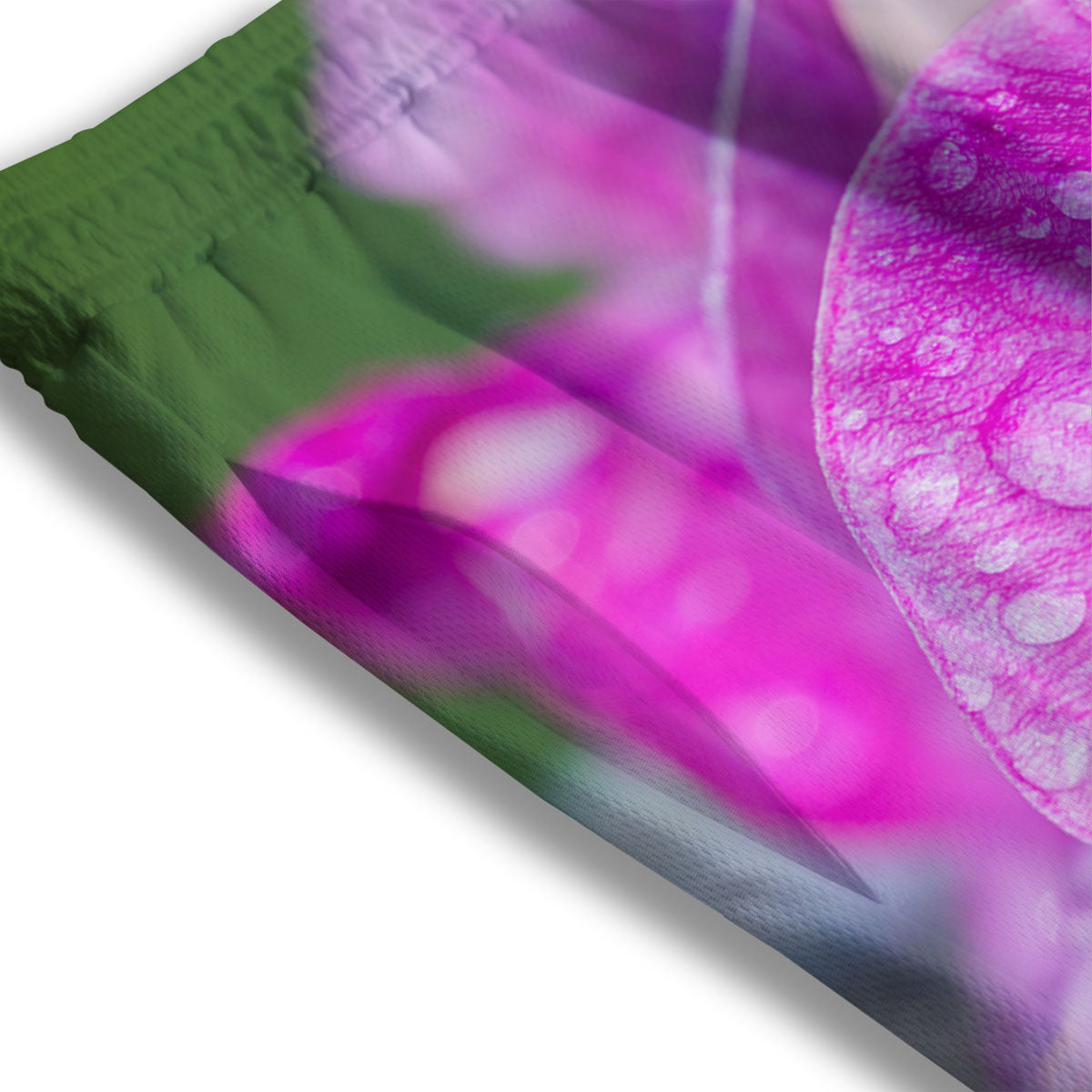 Sweet Pea Purple Print Mesh Shorts