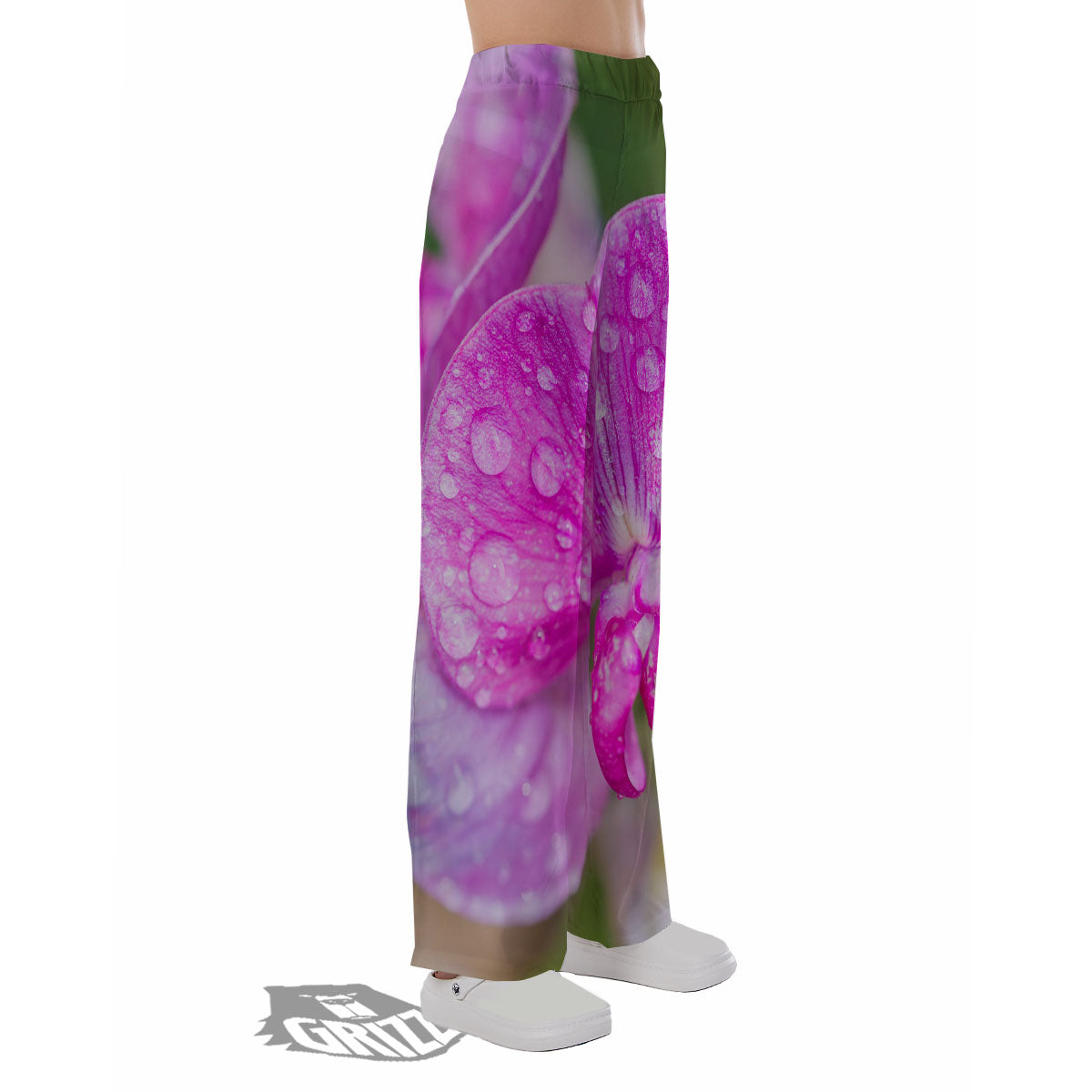 Sweet Pea Purple Print Pajama Pants-grizzshop