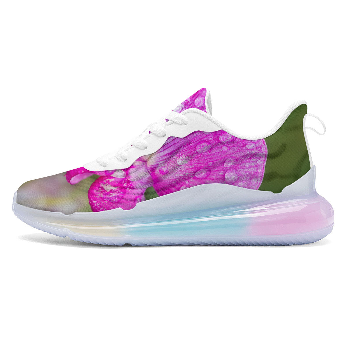 Sweet Pea Purple Print Running Sneakers-grizzshop