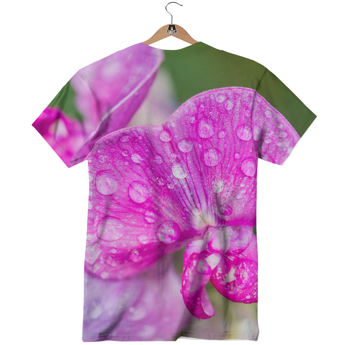Sweet Pea Purple Print T-Shirt-grizzshop