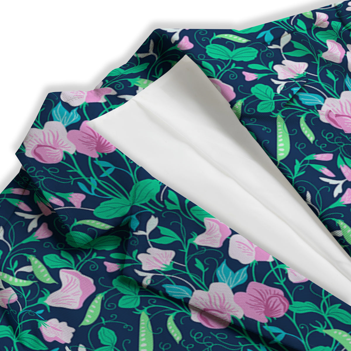 Sweet Pea Vintage Print Pattern Women's Blazer-grizzshop