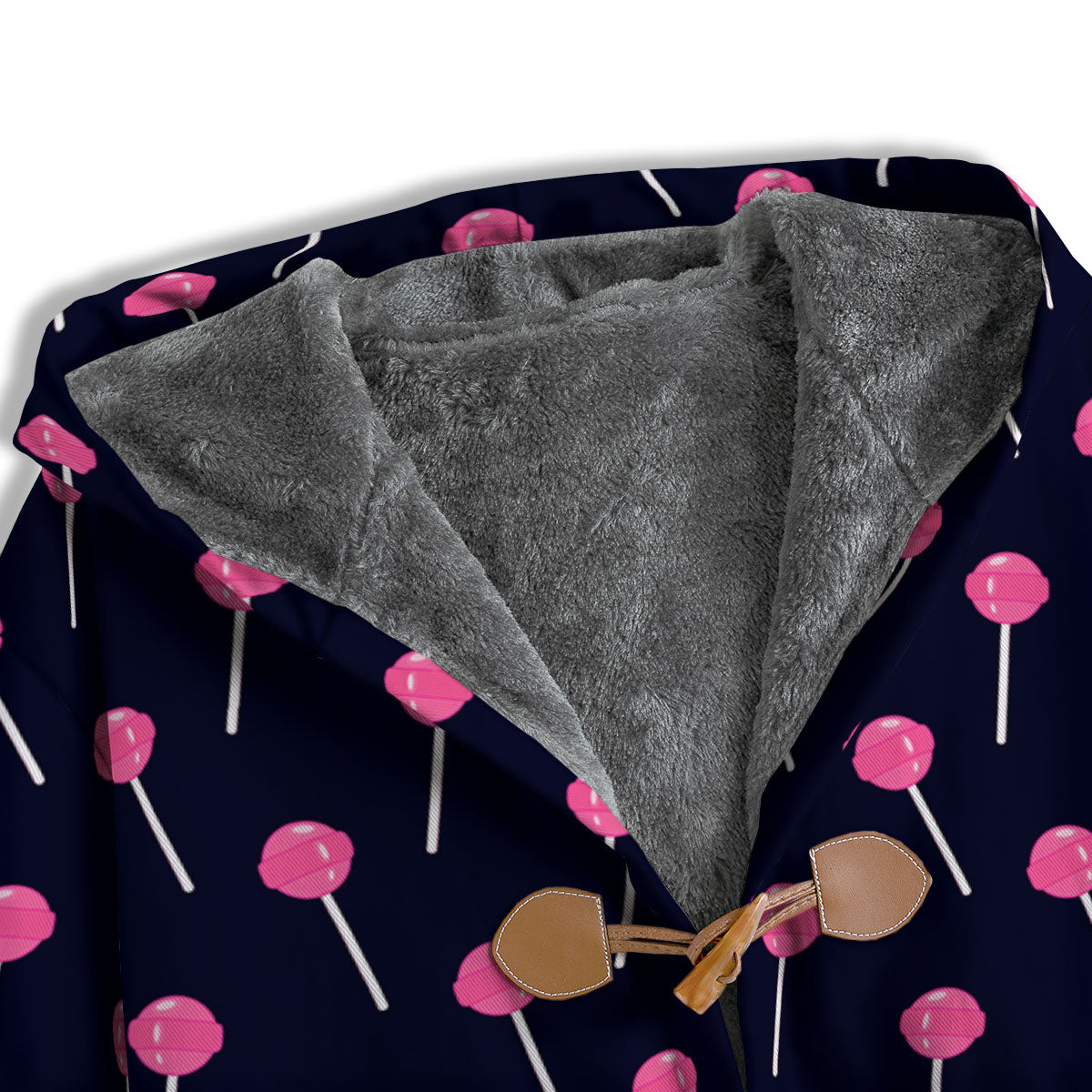 Sweet Pink Lollipop Print Pattern Men's Windbreaker Jacket-grizzshop