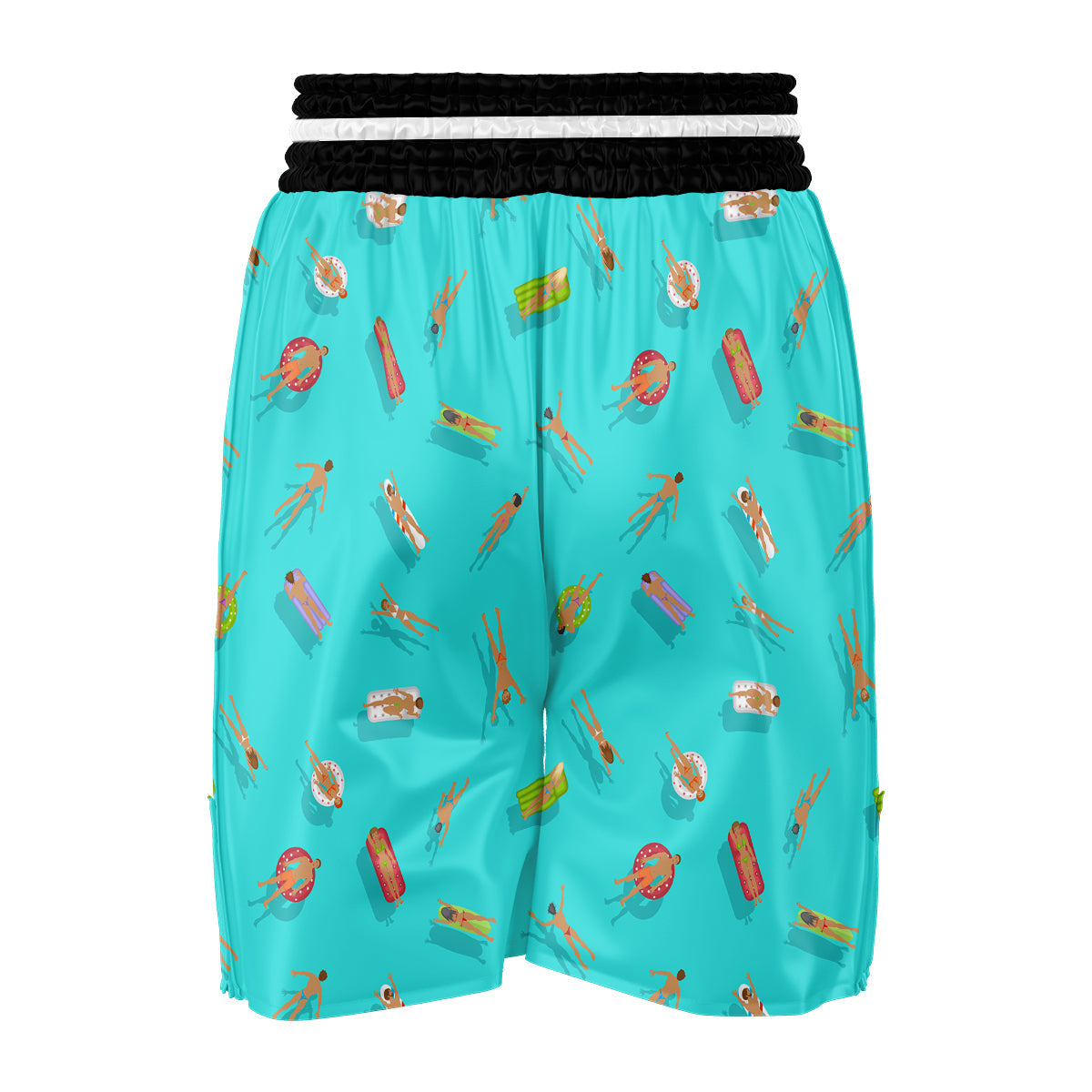 Swim In the Pool Print Pattern Boxing Shorts-grizzshop