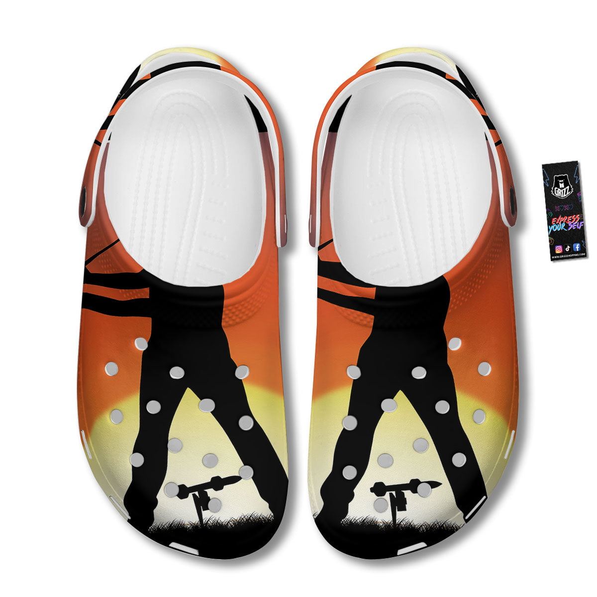 Swing Pro Golf Print Clog-grizzshop