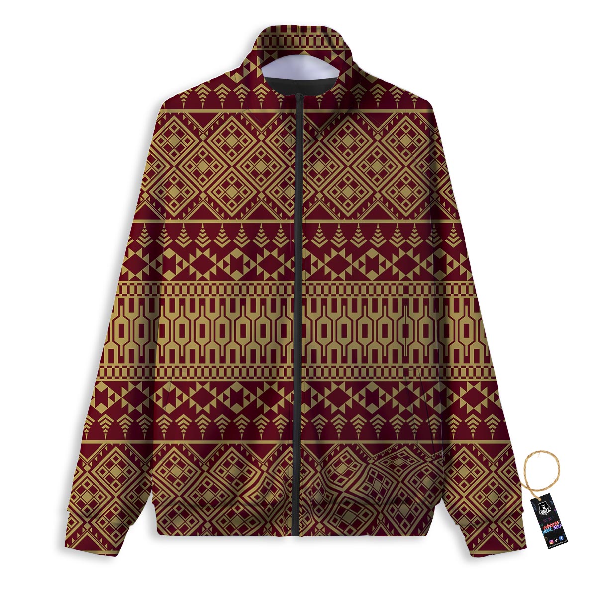 Swing Pro Golf Print Track Jacket-grizzshop