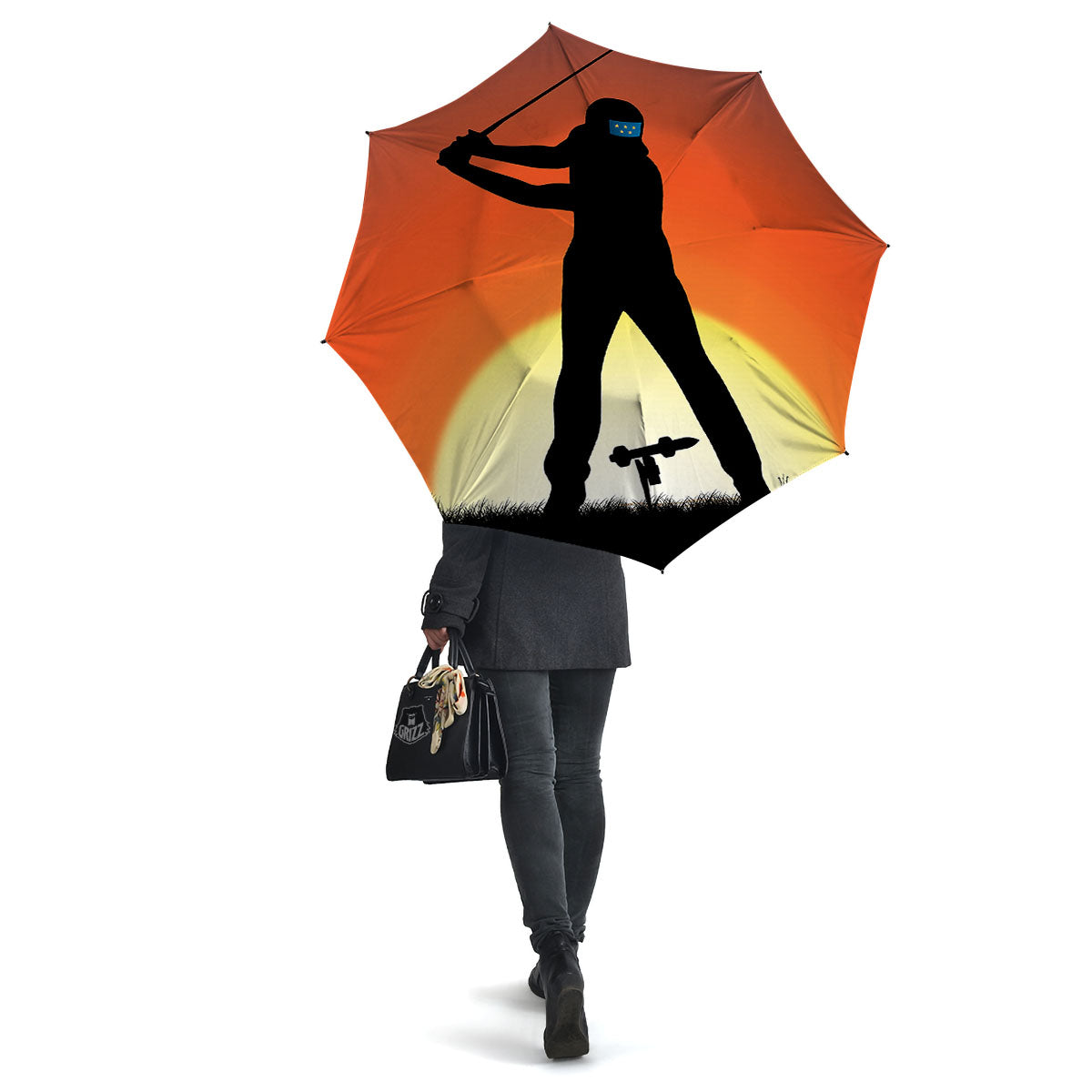 Swing Pro Golf Print Umbrella-grizzshop