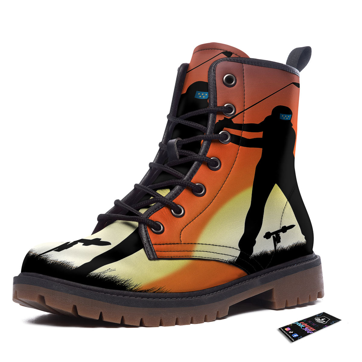 Swing Pro Golf Print Work Boots-grizzshop