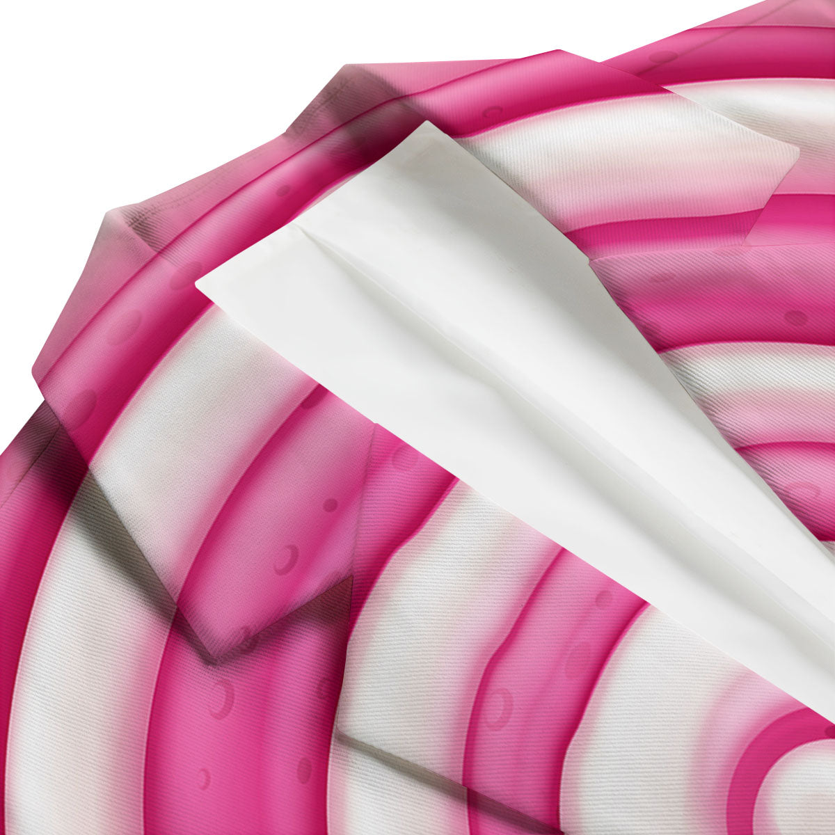 Swirl Pink Lollipop Print Men's Blazer-grizzshop