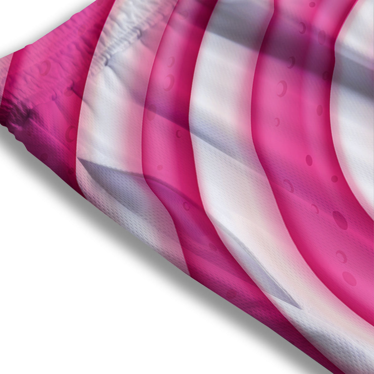 Swirl Pink Lollipop Print Mesh Shorts