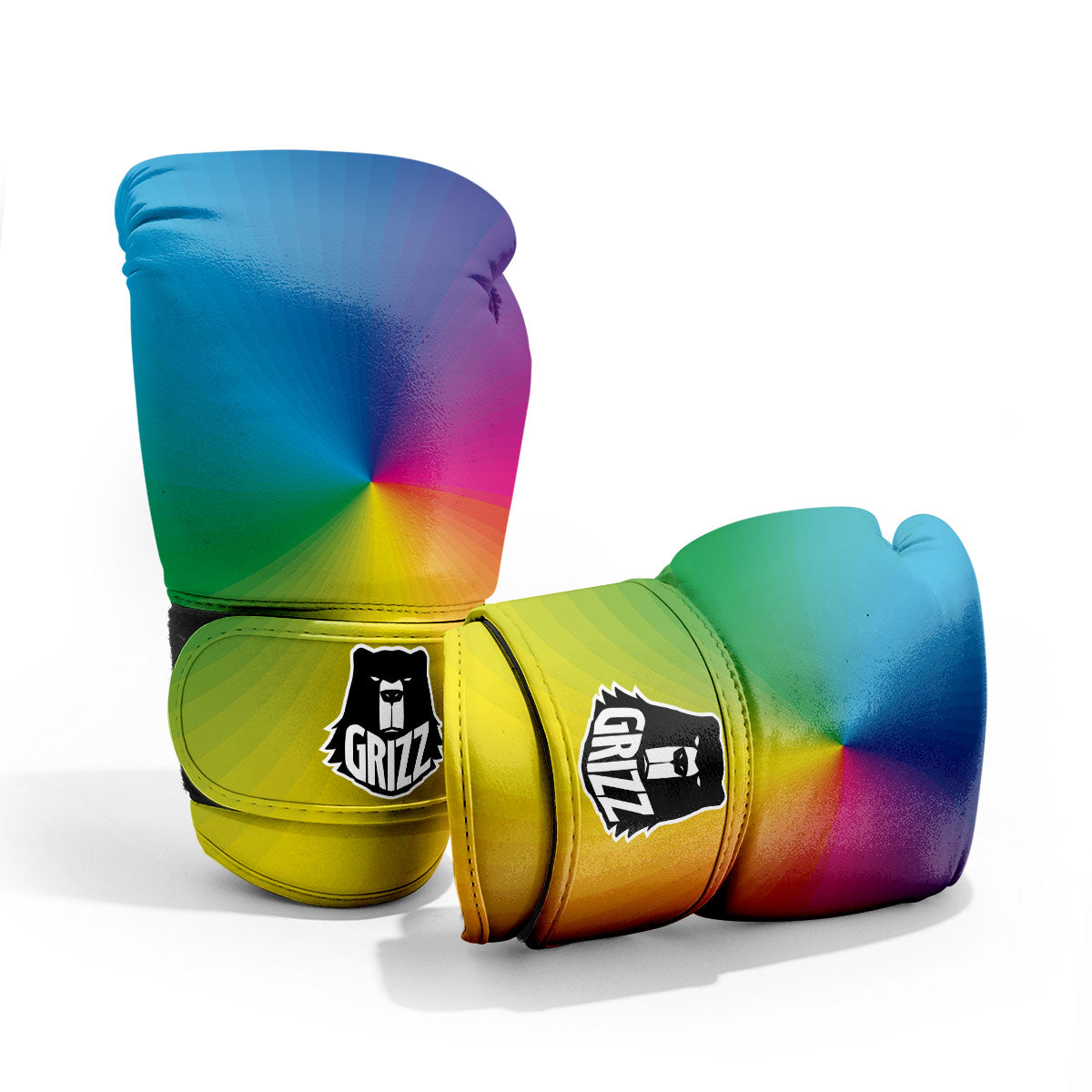 Swirl Rainbow Print Pro Boxing Glove