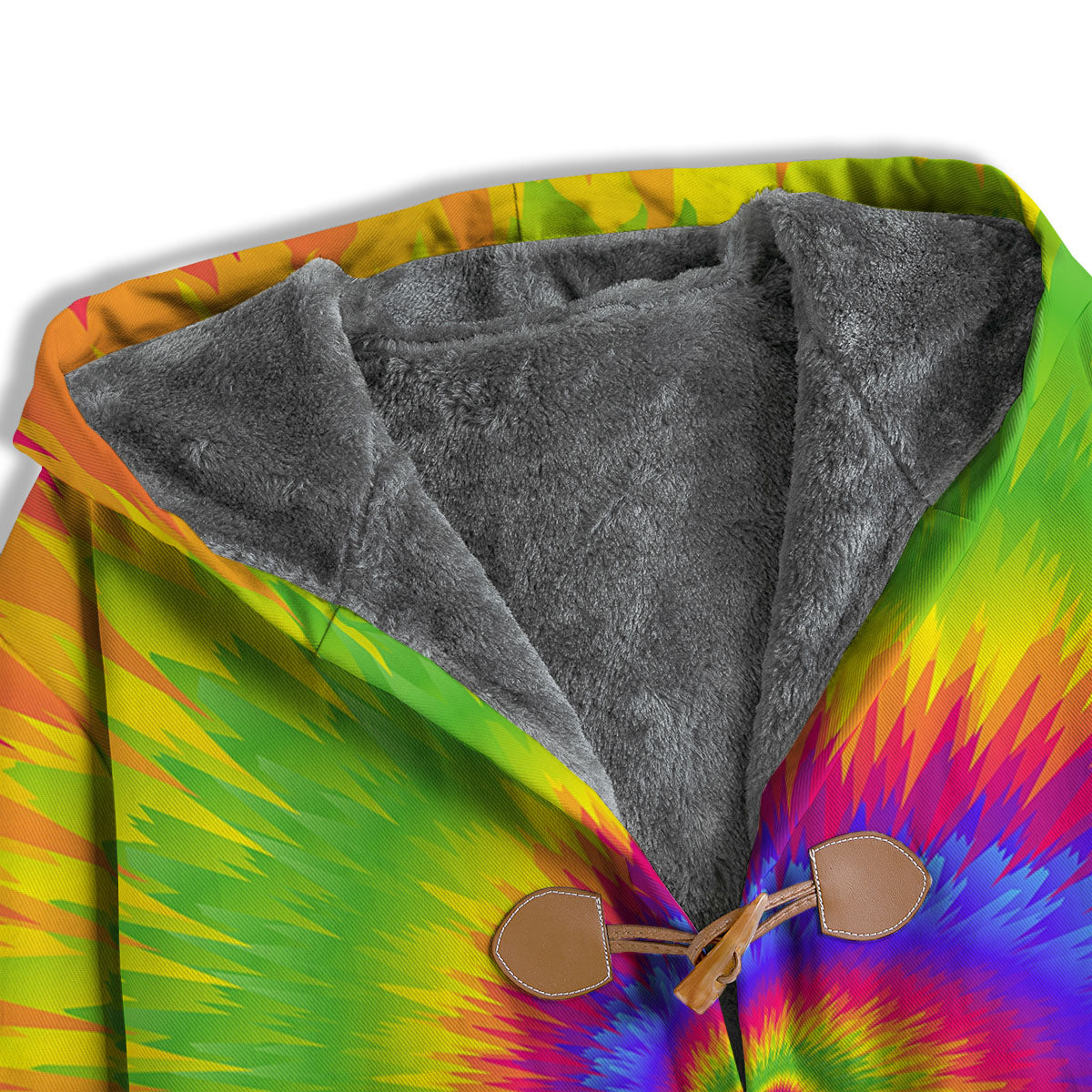 Swirl Rainbow Psychedelic Print Men's Windbreaker Jacket-grizzshop
