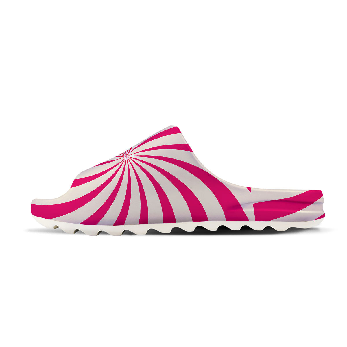Swirl Candy Pink Print Sandals-grizzshop