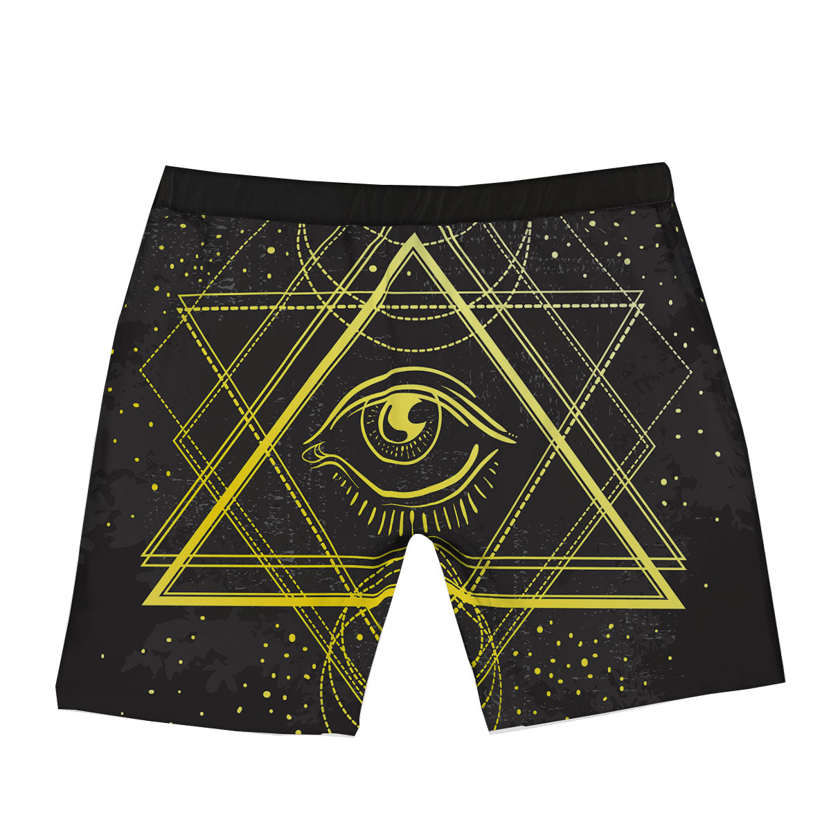 Symbol All Seeing Eye Print Boxer Briefs-grizzshop