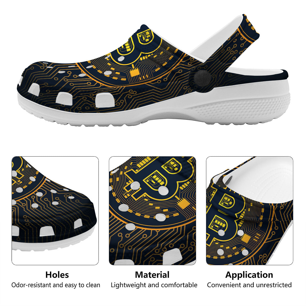 Symbol Bitcoin Crypto Print Clog-grizzshop