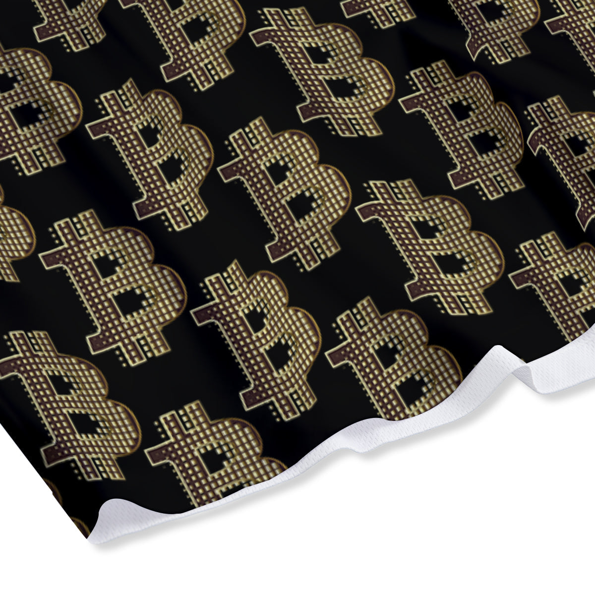 Sun And Moon Galaxy Celestial Print Mesh Shorts