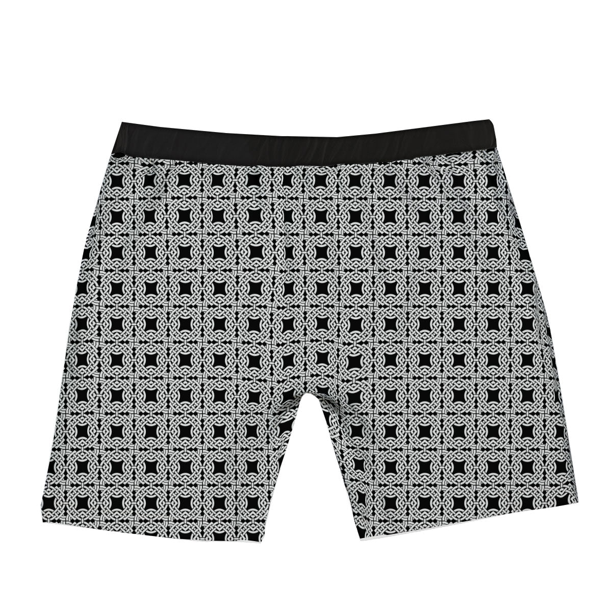 Symbol Black Celtic Print Pattern Boxer Briefs-grizzshop