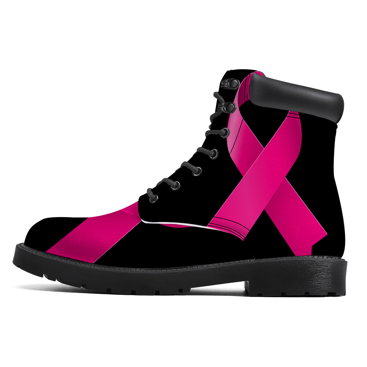 Symbol Breast Cancer Awareness Print Boots-grizzshop