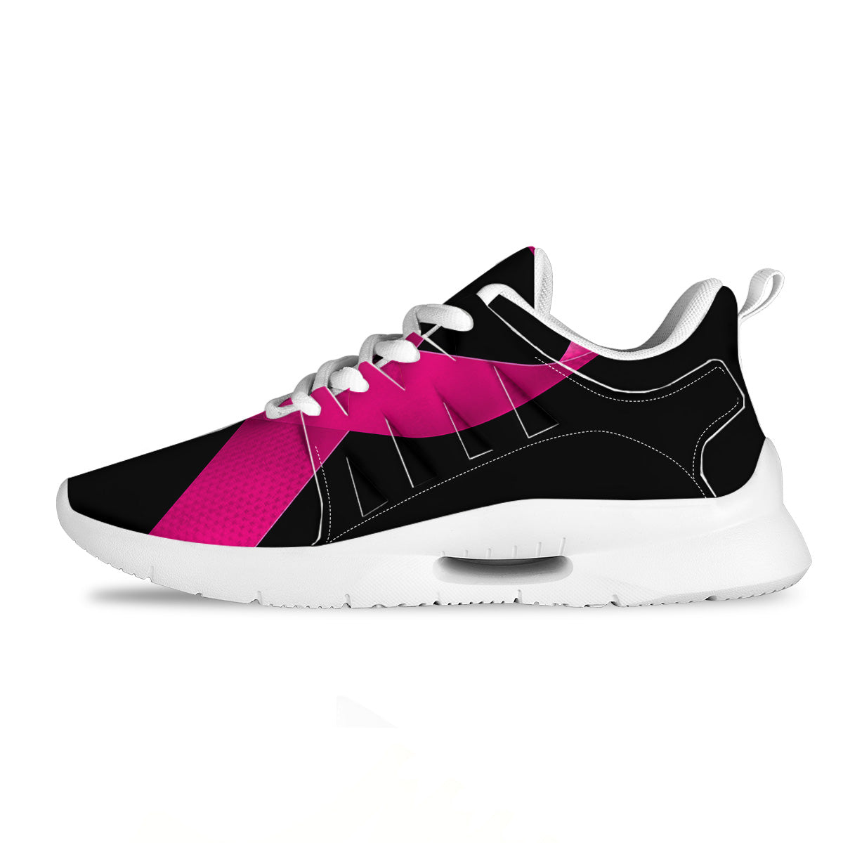 Symbol Breast Cancer Awareness Print Tennis Shoes-grizzshop