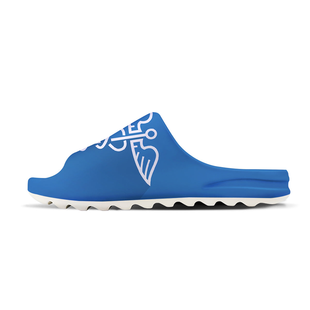 Symbol Caduceus Print Sandals-grizzshop