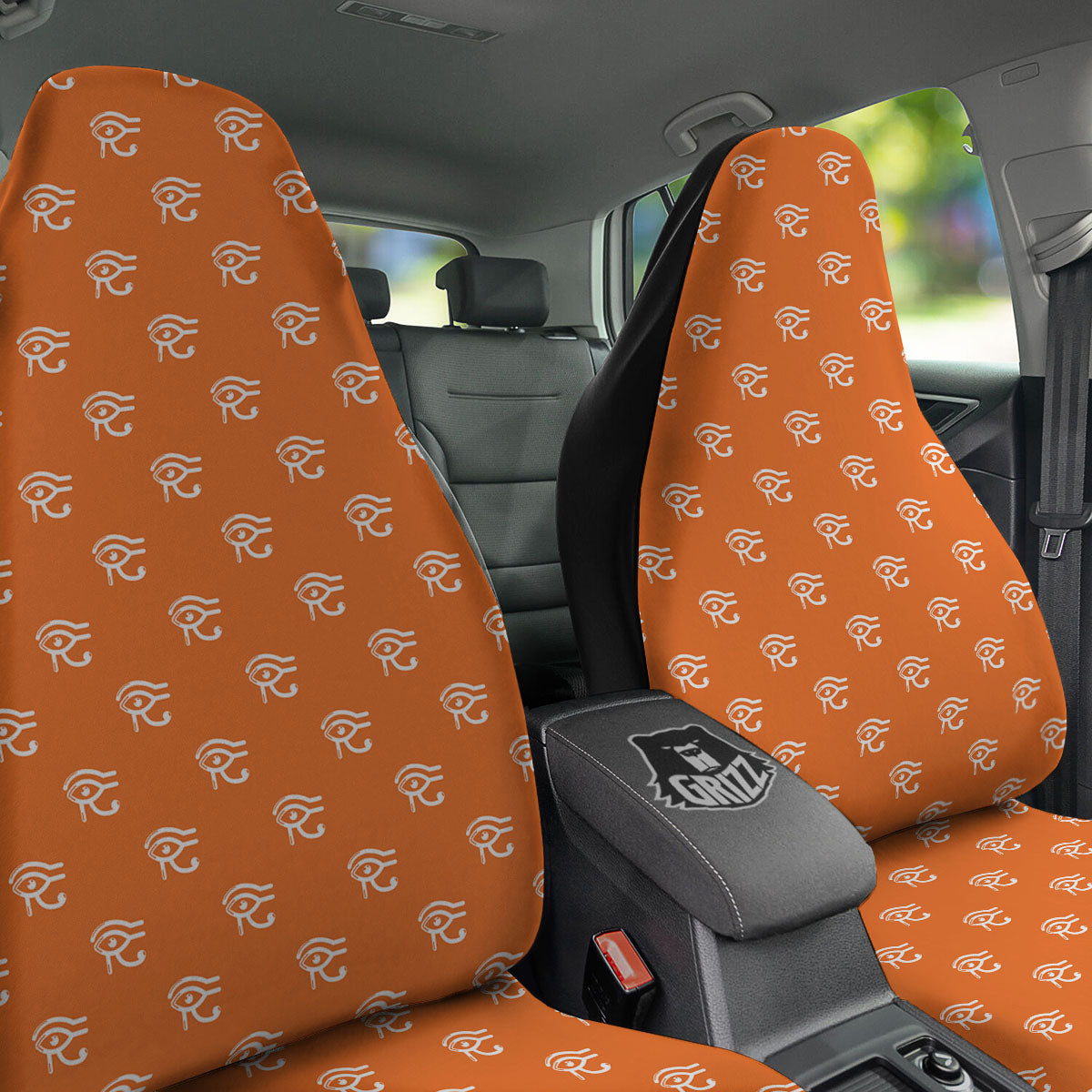Symbol Eye Of Horus Pattern Car Seat Covers-grizzshop