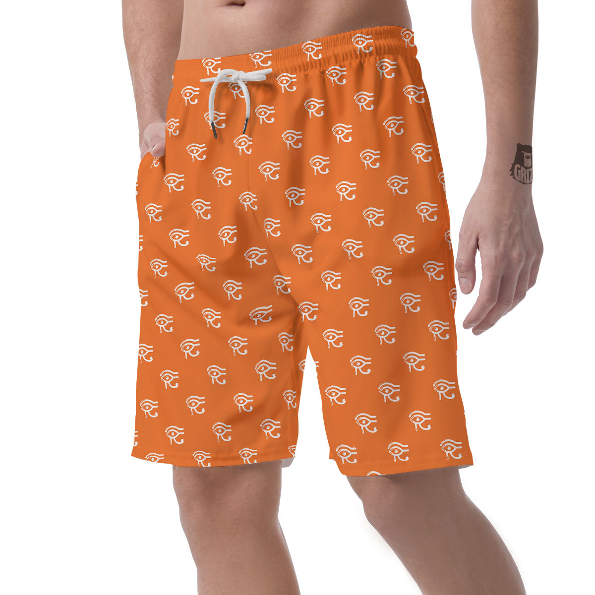 Symbol Eye Of Horus Pattern Men's Shorts-grizzshop