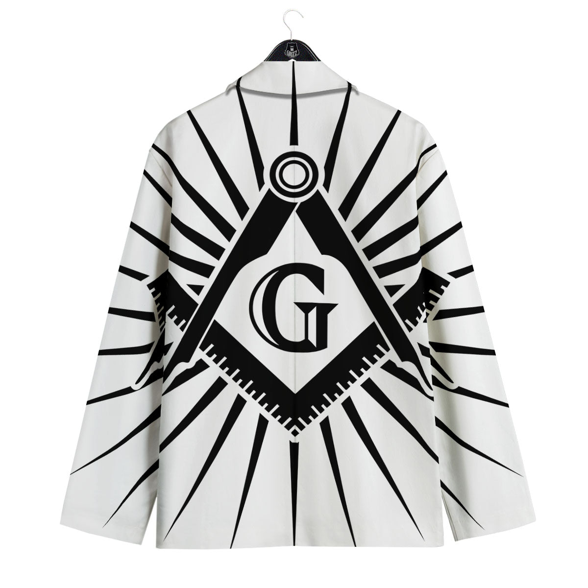 Symbol Freemasonry Print Men's Sport Coat-grizzshop
