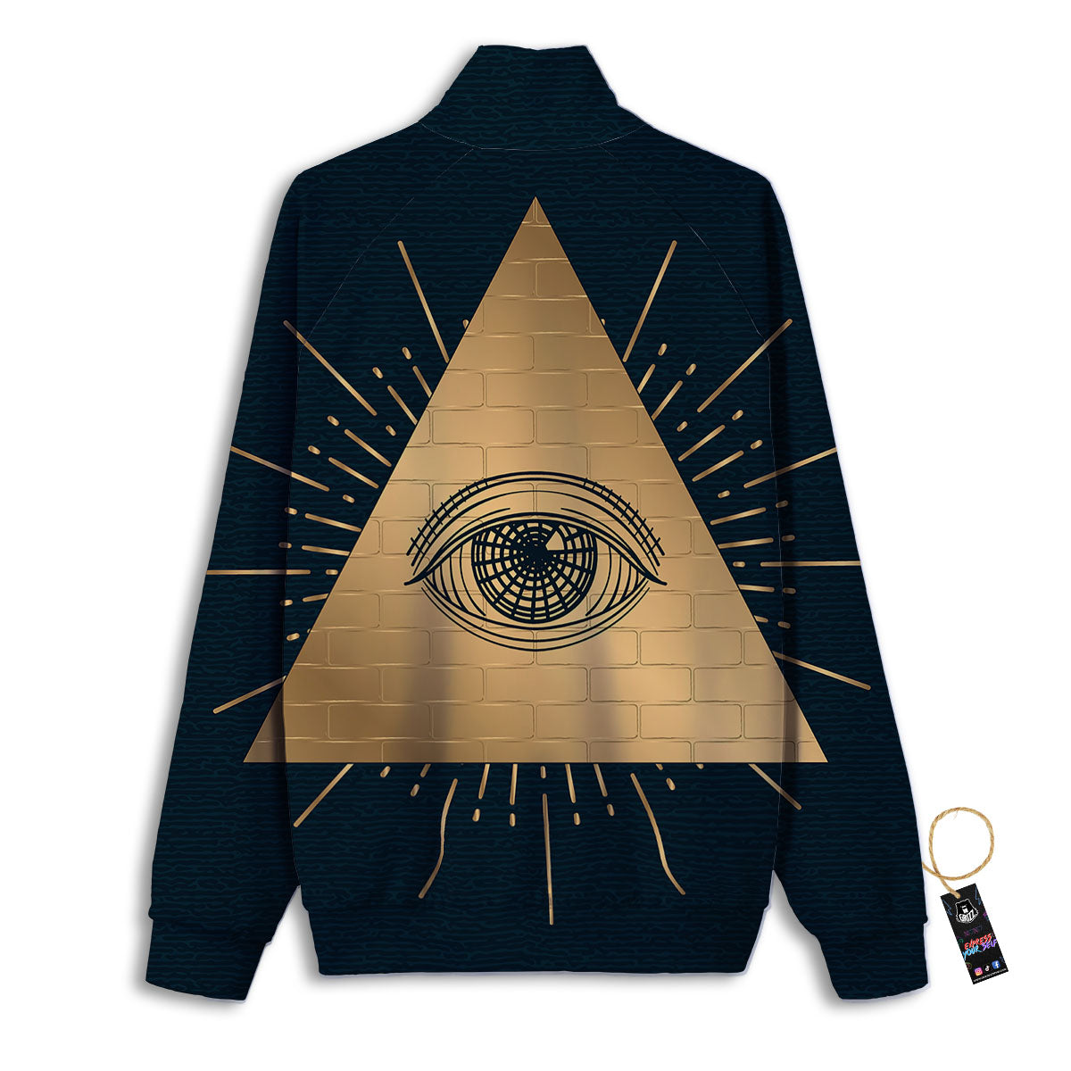 Symbol Illuminati Print Track Jacket-grizzshop