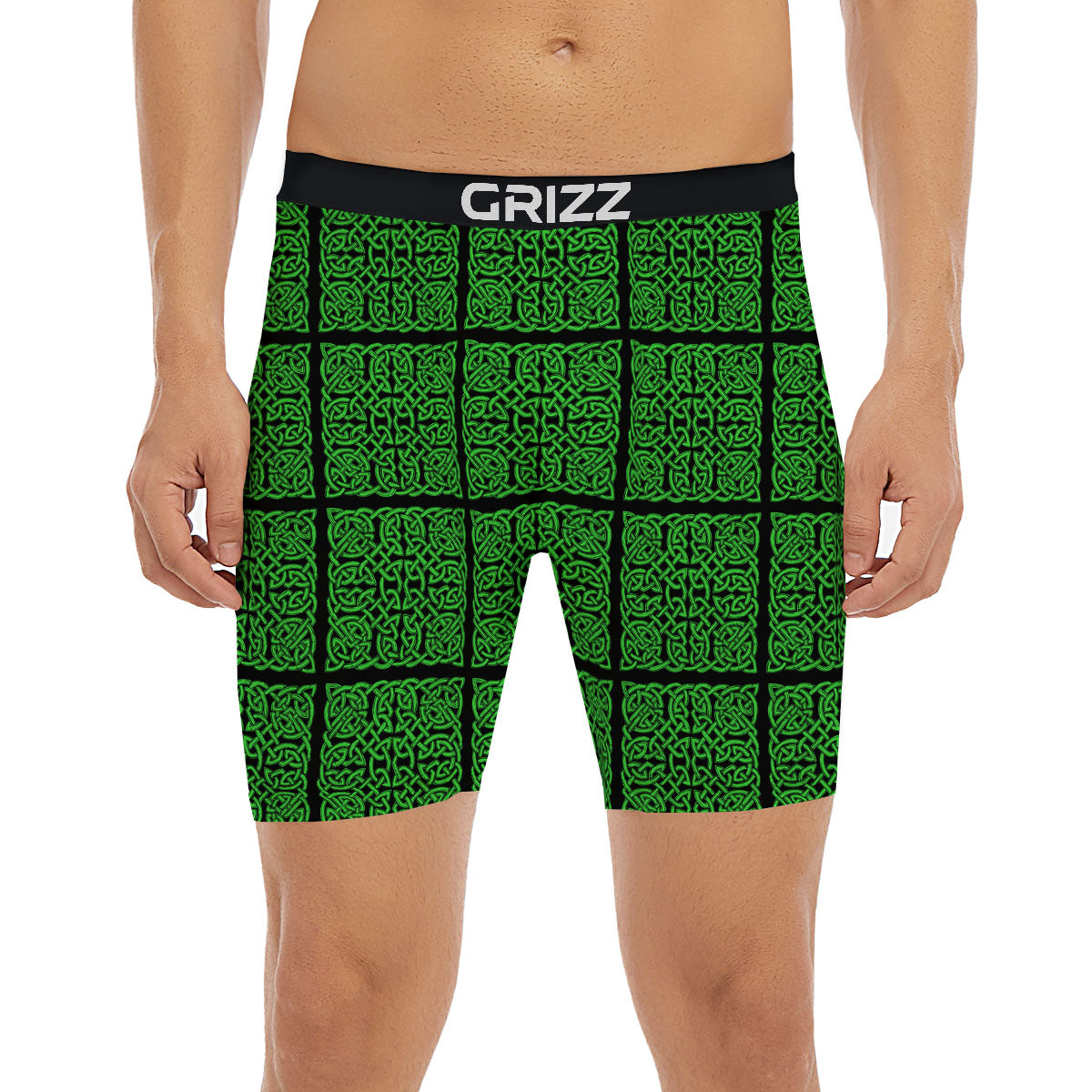 Symbol Irish Celtic Print Pattern Boxer Briefs-grizzshop