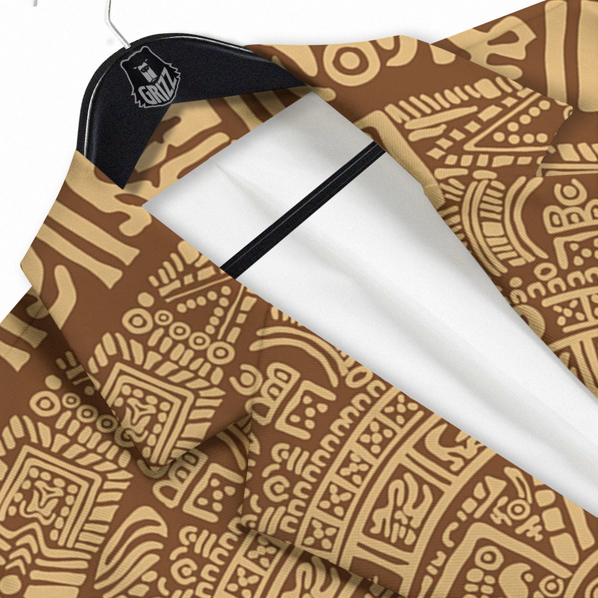 Symbol Mayan Print Men's Sport Coat-grizzshop