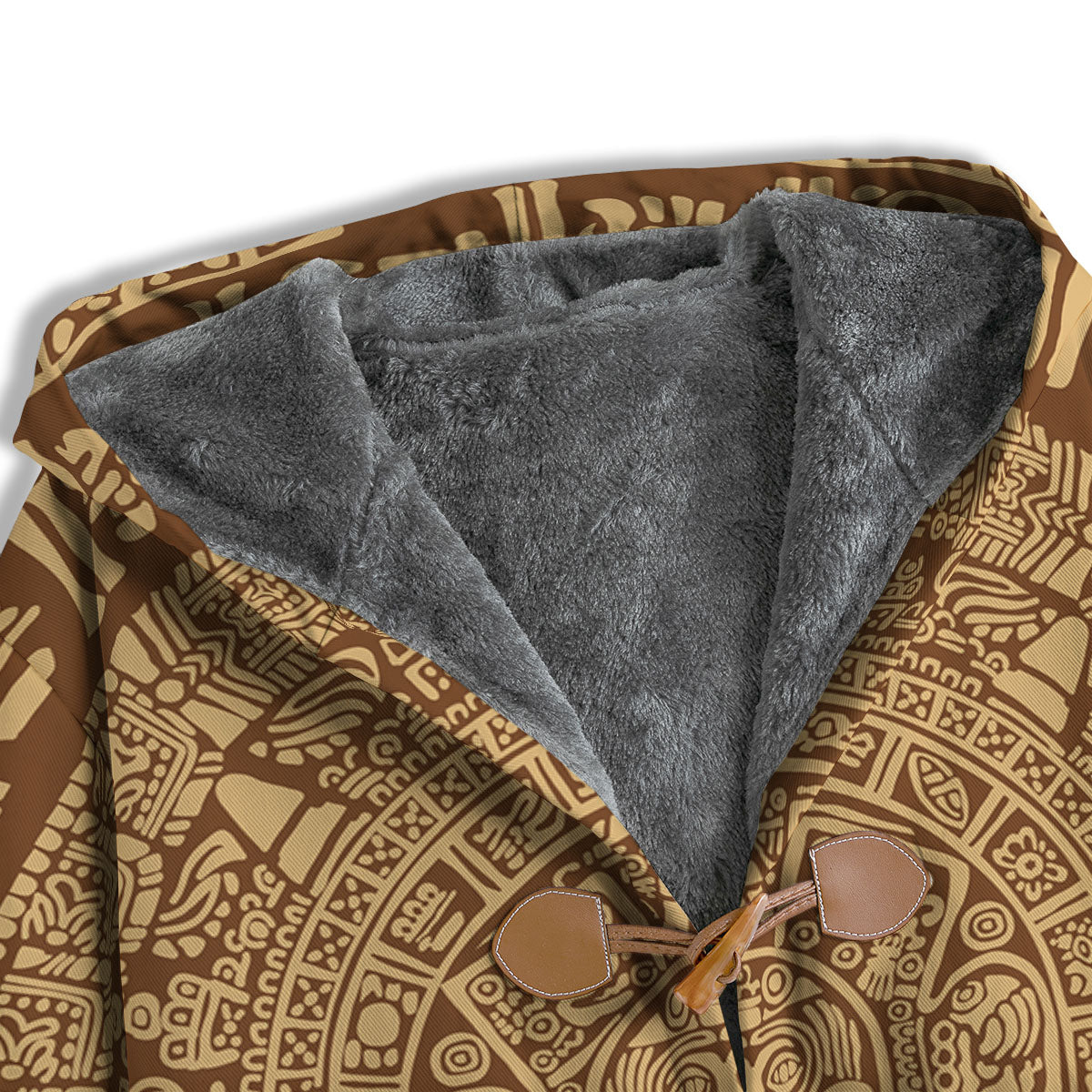 Symbol Mayan Print Men's Windbreaker Jacket-grizzshop