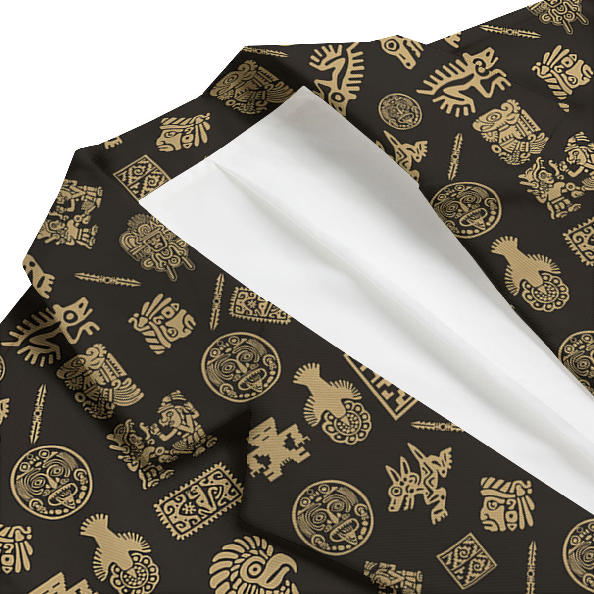 Symbol Mayan Print Pattern Men's Blazer-grizzshop