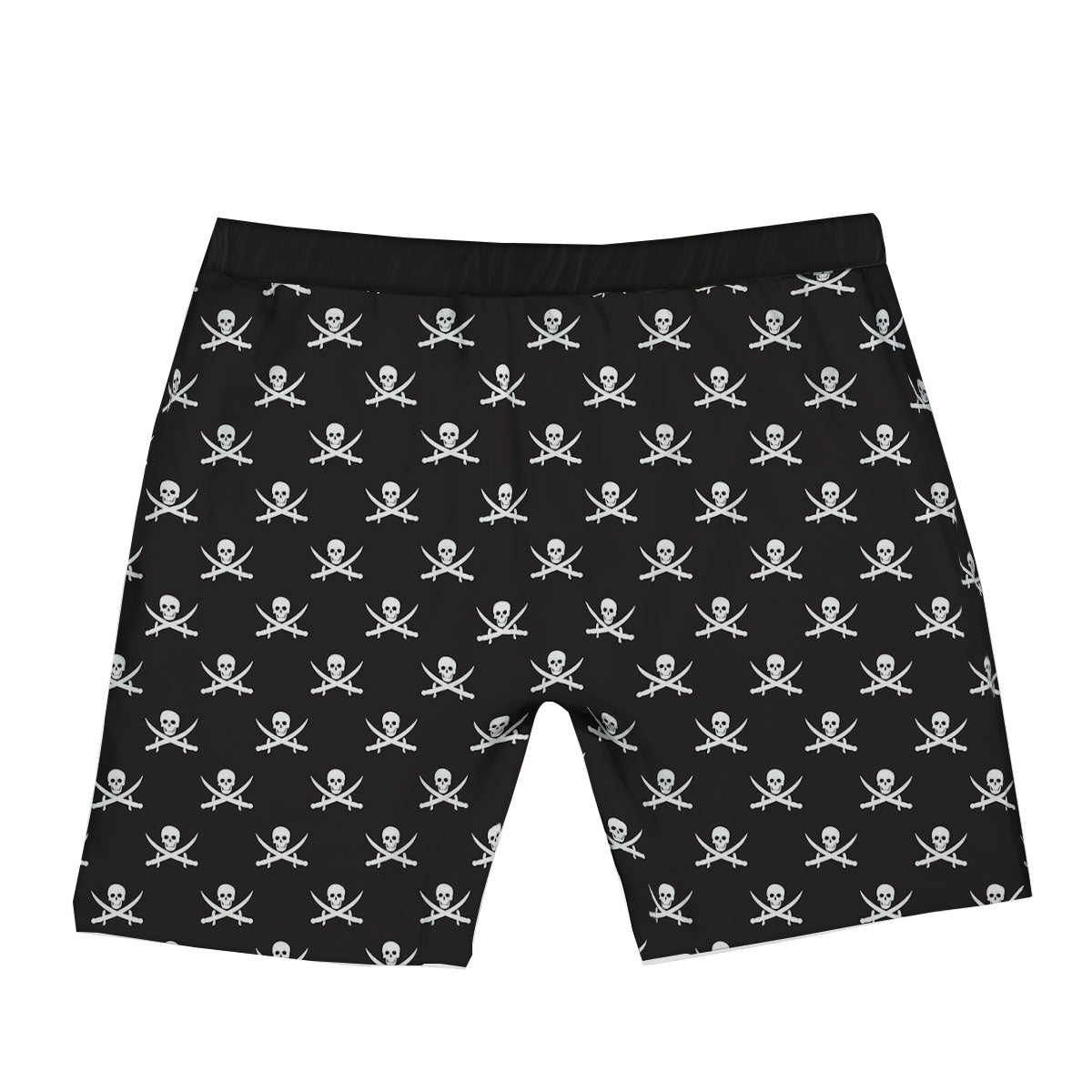 Symbol Pirate Skull Print Pattern Boxer Briefs-grizzshop