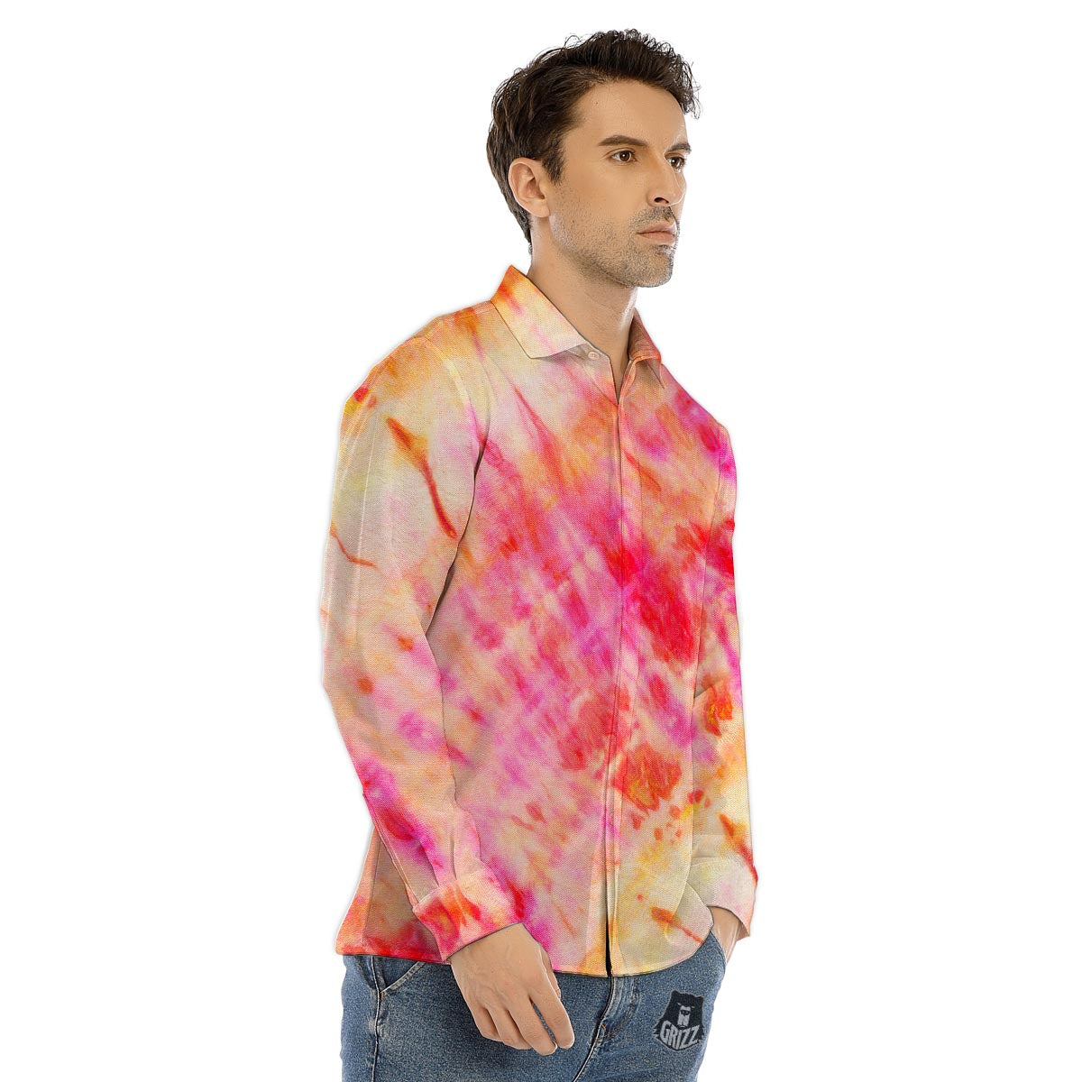 Symbol Pirate Skull Print Pattern Men's Dress Shirts-grizzshop